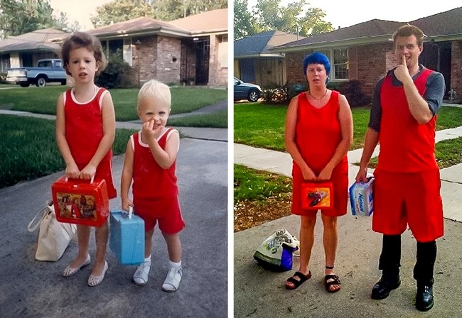 Illustration de l'article : 23 photos de famille remises au go&ucirc;t du jour de fa&ccedil;on hilarante 