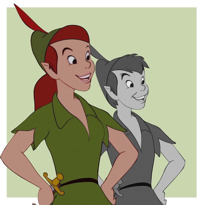 Illustration de l'article : 11 personnages de Disney deviennent transgenres pour montrer qu&rsquo;ils restent tout aussi beaux