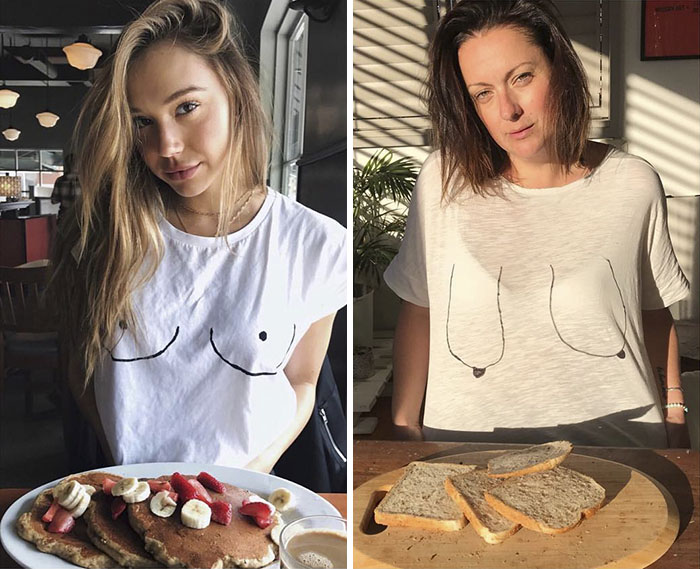 Illustration de l'article : Cette femme détourne ironiquement les photos des stars sur Instagram