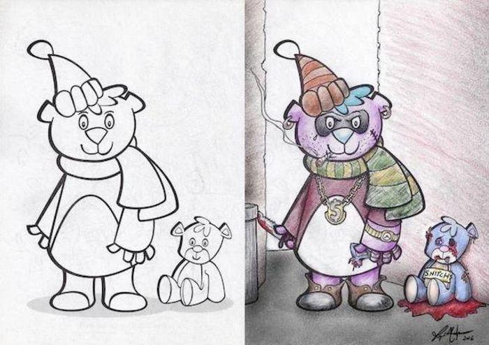 Illustration de l'article : Ces 24 parents ont détourné les cahiers de coloriages de leurs enfants