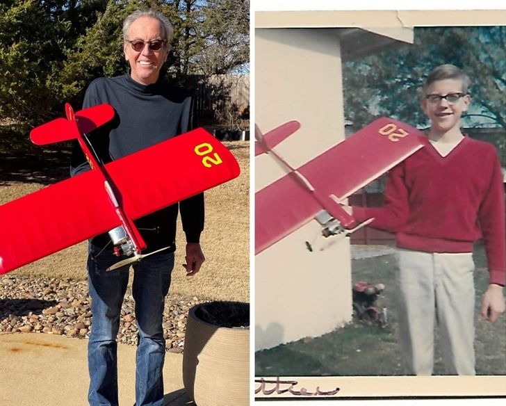 Illustration de l'article : Ces 18 personnes reproduisent leurs plus vieilles photos 