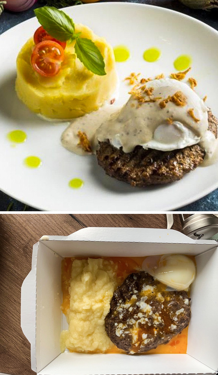 Illustration de l'article : Ces 20 personnes déçus par le repas commandé