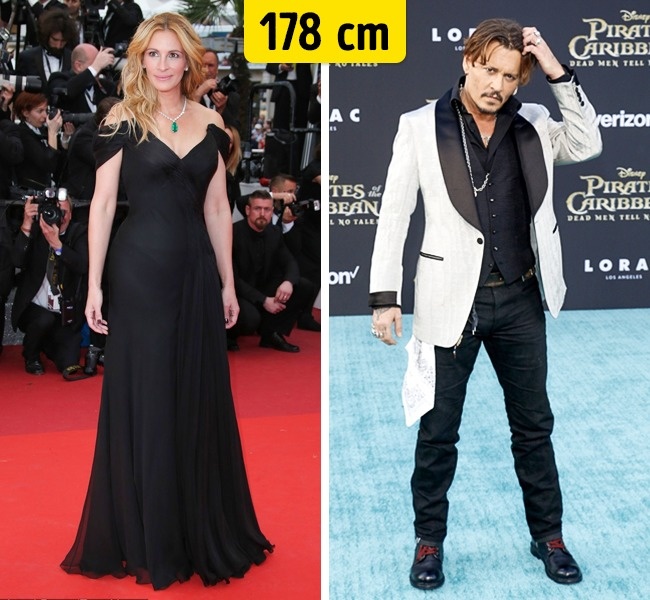 Illustration de l'article : 25 duos de stars qui font exactement la même taille !