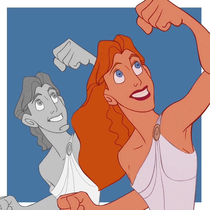 Illustration de l'article : 11 personnages de Disney deviennent transgenres pour montrer qu&rsquo;ils restent tout aussi beaux