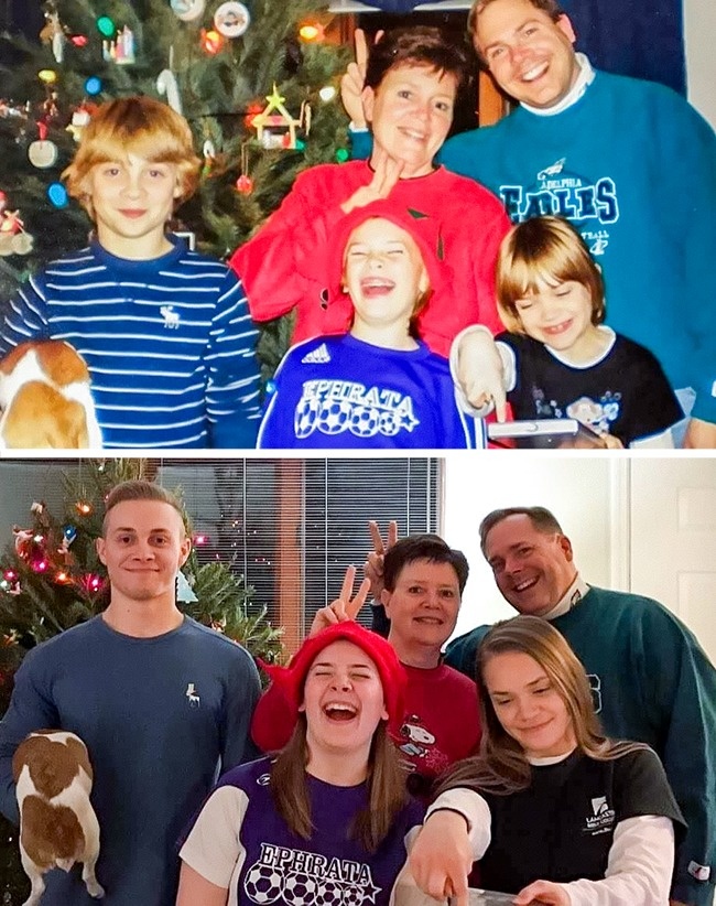 Illustration de l'article : 23 photos de famille remises au go&ucirc;t du jour de fa&ccedil;on hilarante 