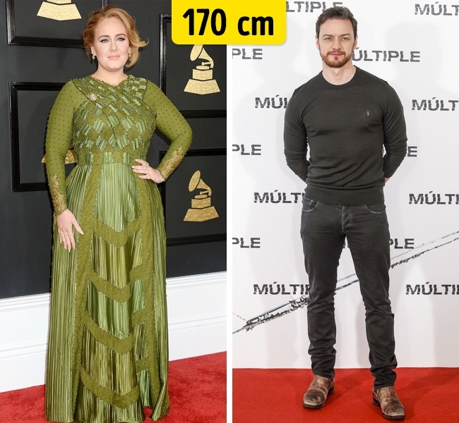 Illustration de l'article : 25 duos de stars qui font exactement la même taille !