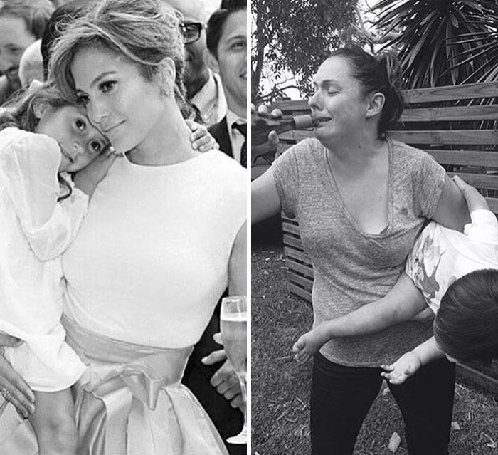 Illustration de l'article : Cette femme détourne ironiquement les photos des stars sur Instagram