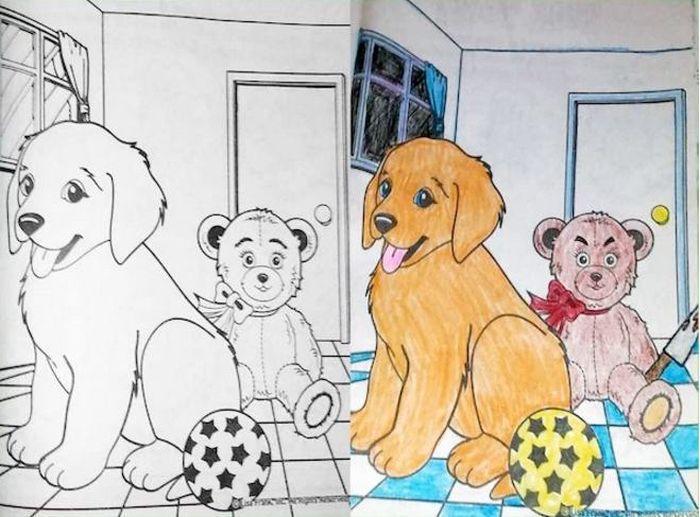 Illustration de l'article : Ces 24 parents ont détourné les cahiers de coloriages de leurs enfants